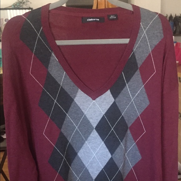3xlt Claiborne Mens Sweater 